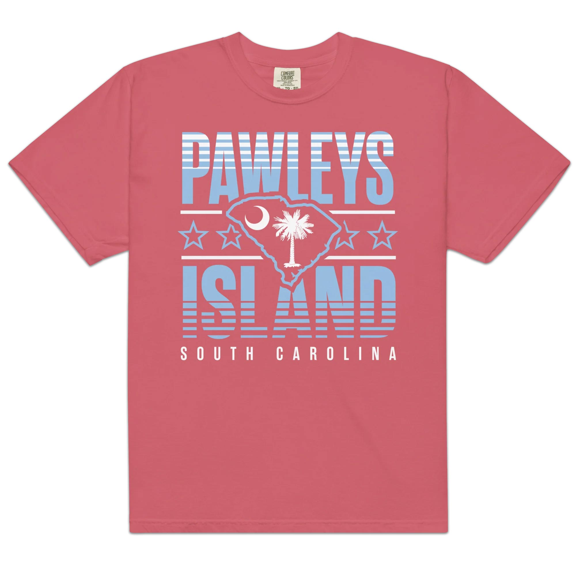 Pawleys Island, South Carolina (Summer Haze) Comfort Colors Heavyweight T-Shirt