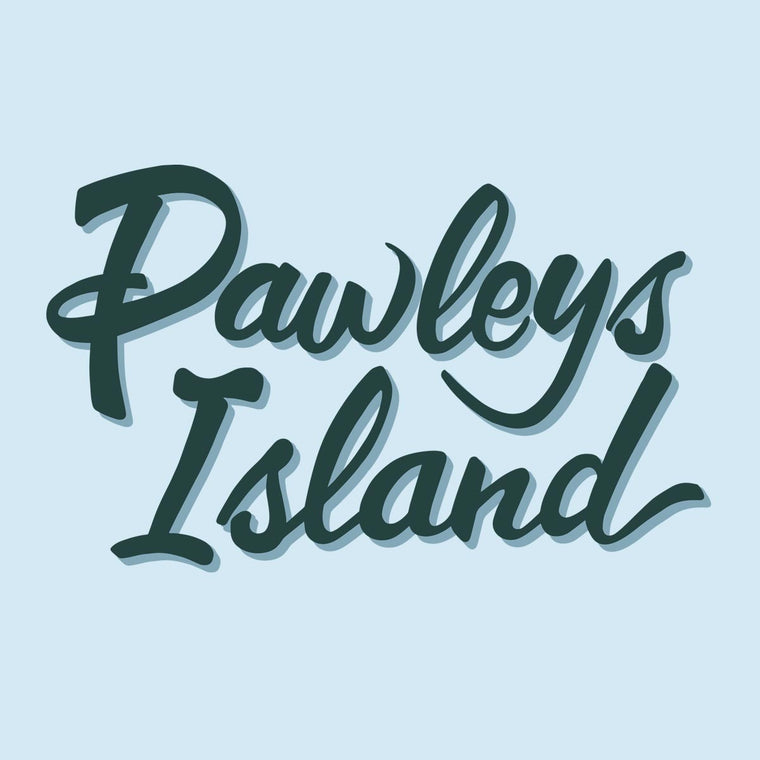 Pawleys Island (Sign Script) Comfort Colors Heavyweight T-Shirt