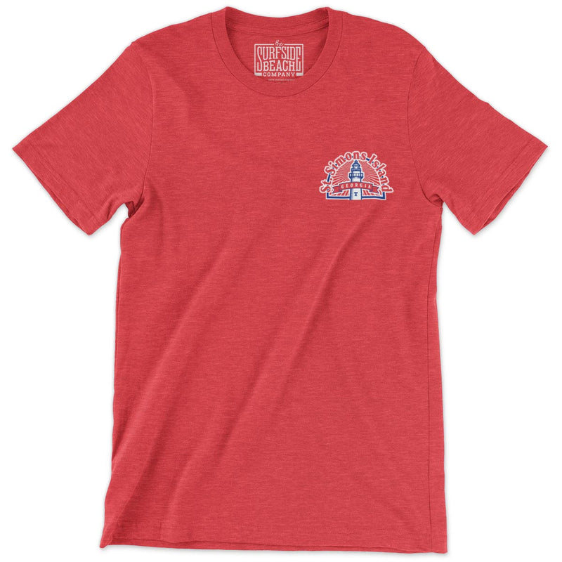 St. Simons Island - Georgia (Lighthouse) Unisex T-Shirt