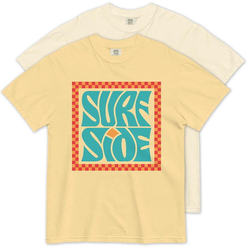 Surf Side (Checker Box) Comfort Colors Heavyweight T-Shirt