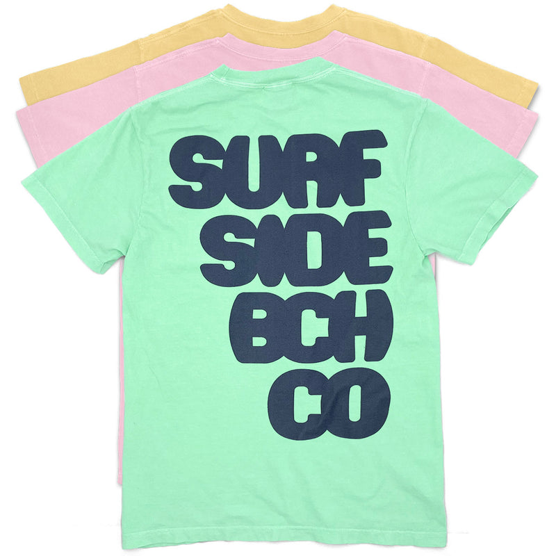 Surf Side Bch Co (Letter Burst) Comfort Colors Heavyweight T-Shirt