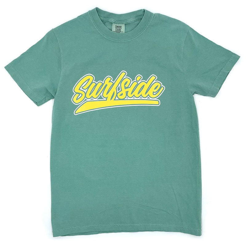 Surfside (Brush Script) Comfort Colors Heavyweight T-Shirt