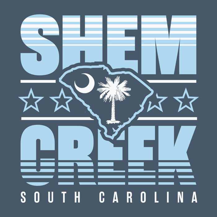 Shem Creek, South Carolina (Summer Haze) Comfort Colors Heavyweight T-Shirt