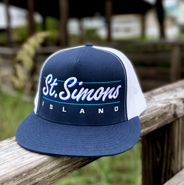 St. Simons Island (Between the Lines) Trucker Cap