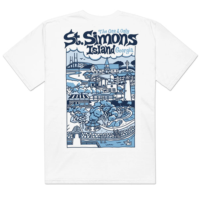 St. Simons Island (The One & Only) Comfort Colors Heavyweight T-Shirt