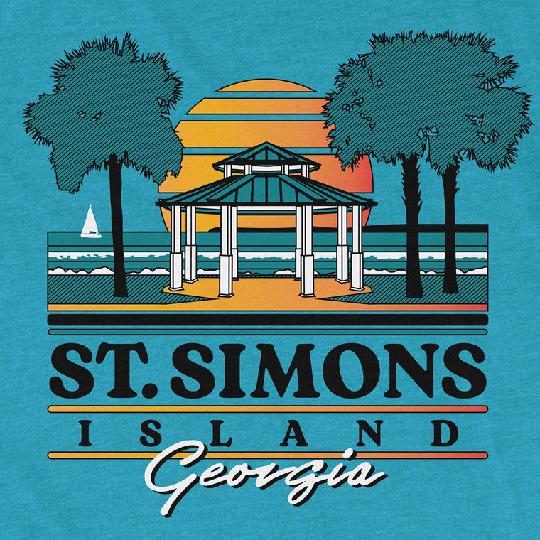St. Simons Island, Georgia (Gazebo): Unisex T-Shirt