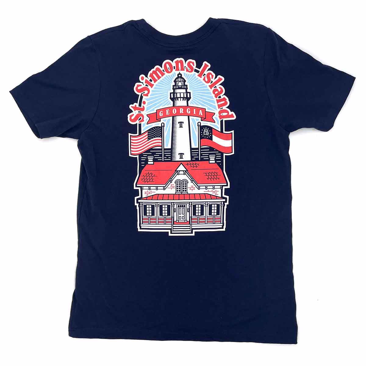 St. Simons Island - Georgia (Lighthouse) Youth T-Shirt