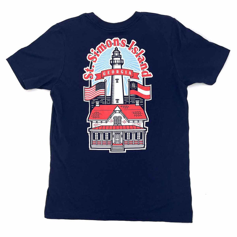 St. Simons Island - Georgia (Lighthouse) Youth T-Shirt