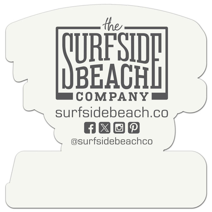Surf Carolina Glossy Vinyl Sticker