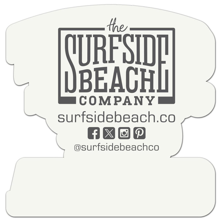 Surf Carolina Glossy Vinyl Sticker