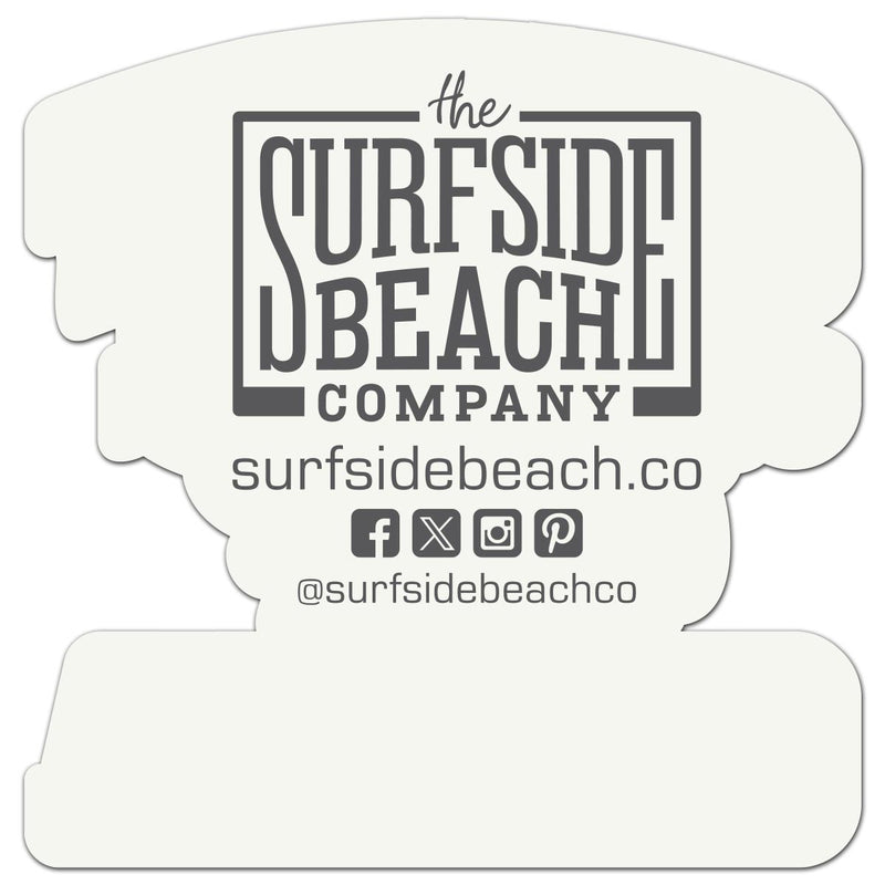 Surf Carolina Glossy Vinyl Sticker