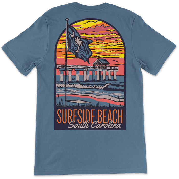 Surfside Beach, South Carolina (Iconic Archway) Unisex T-Shirt