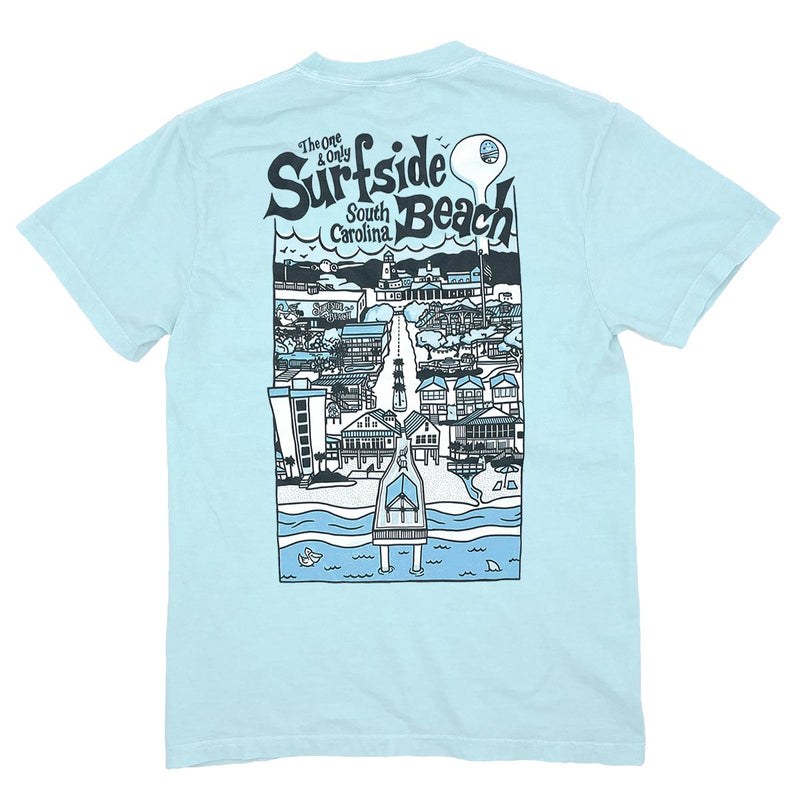 Surfside Beach (The One & Only) Comfort Colors Heavyweight T-Shirt