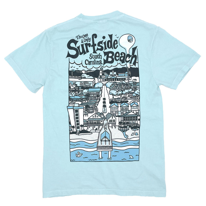 Surfside Beach (The One & Only) Comfort Colors Heavyweight T-Shirt