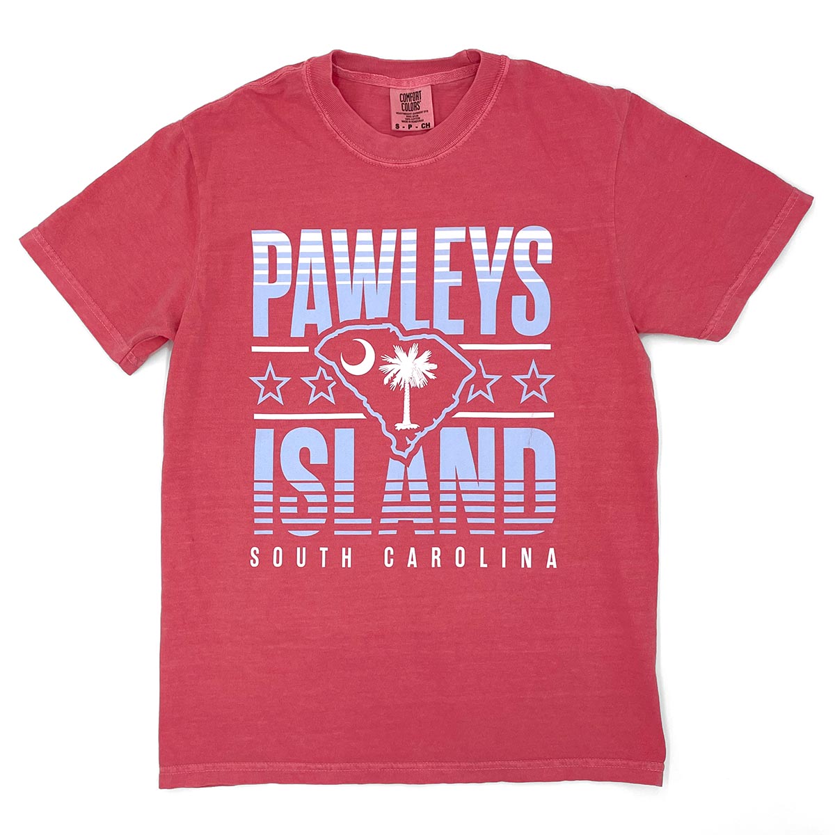 Pawleys Island, South Carolina (Summer Haze) Comfort Colors Heavyweight T-Shirt