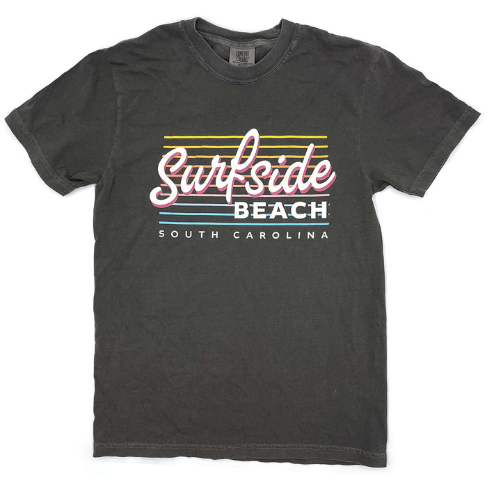 Surfside Beach - South Carolina (Summer Nights) Comfort Colors Heavyweight T-Shirt