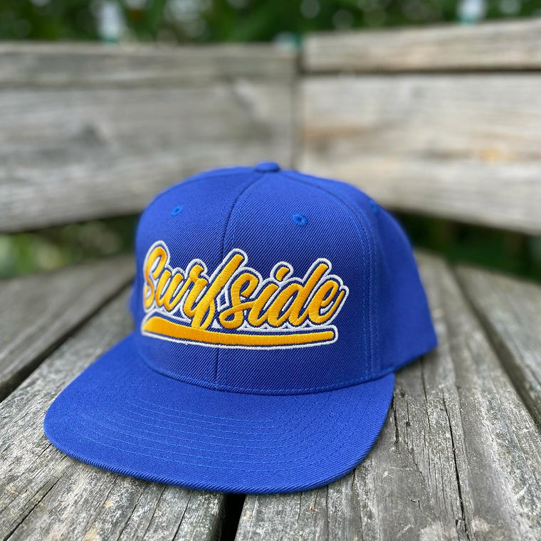 Surfside (Brush Script) Snapback Hat