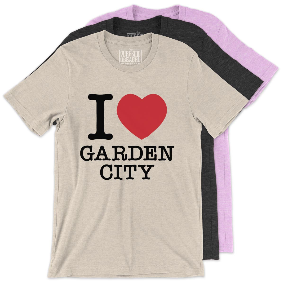 トップス GuruGuru Heart I LOVE SOL Tee XL I (Heart) Garden City: Unisex T-Shirt