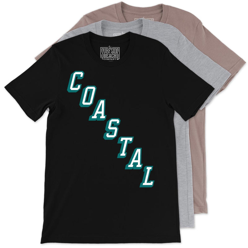 COASTAL (Slant) Unisex T-Shirt