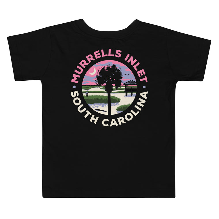 Murrells Inlet (Circle Marsh) Toddler Short Sleeve Tee