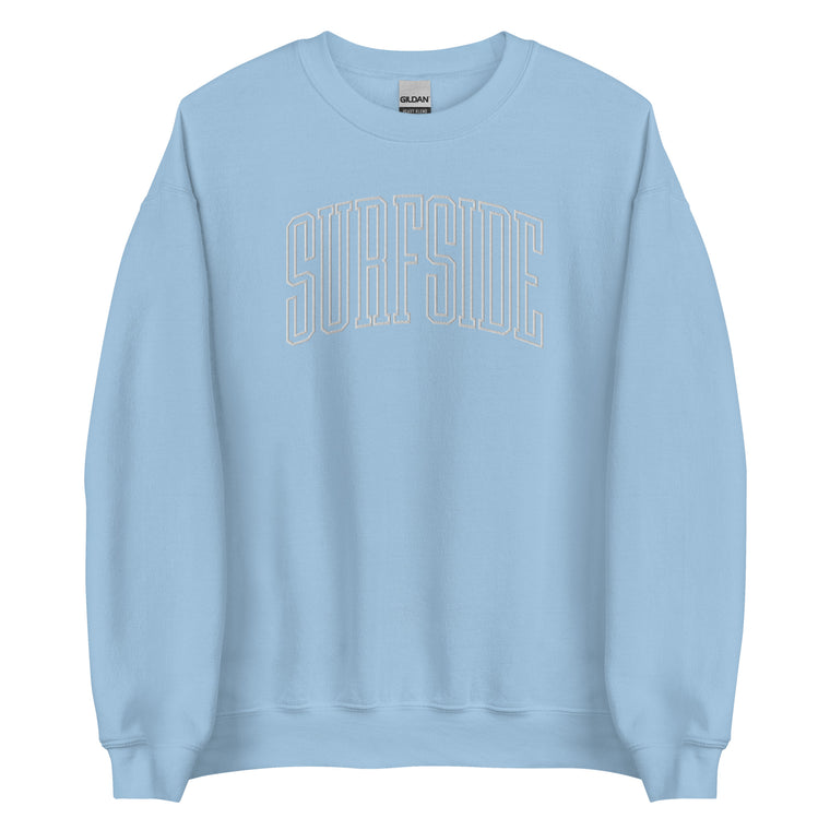 SURFSIDE (Arched Outline) Embroidered Unisex Sweatshirt