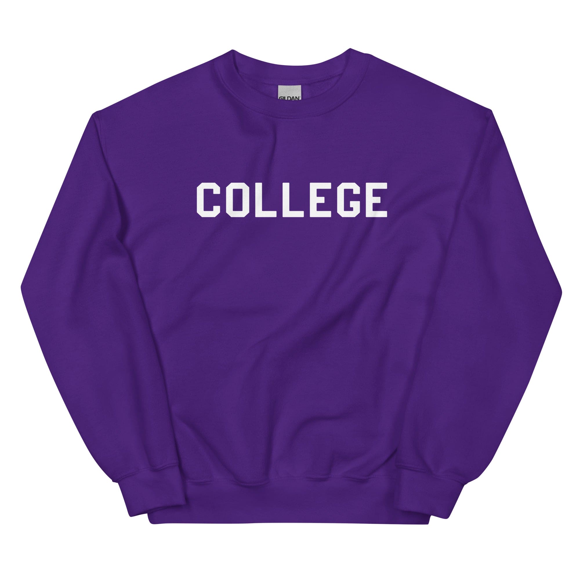 Surfside Beach Company College Bluto Unisex Sweatshirt Purple S