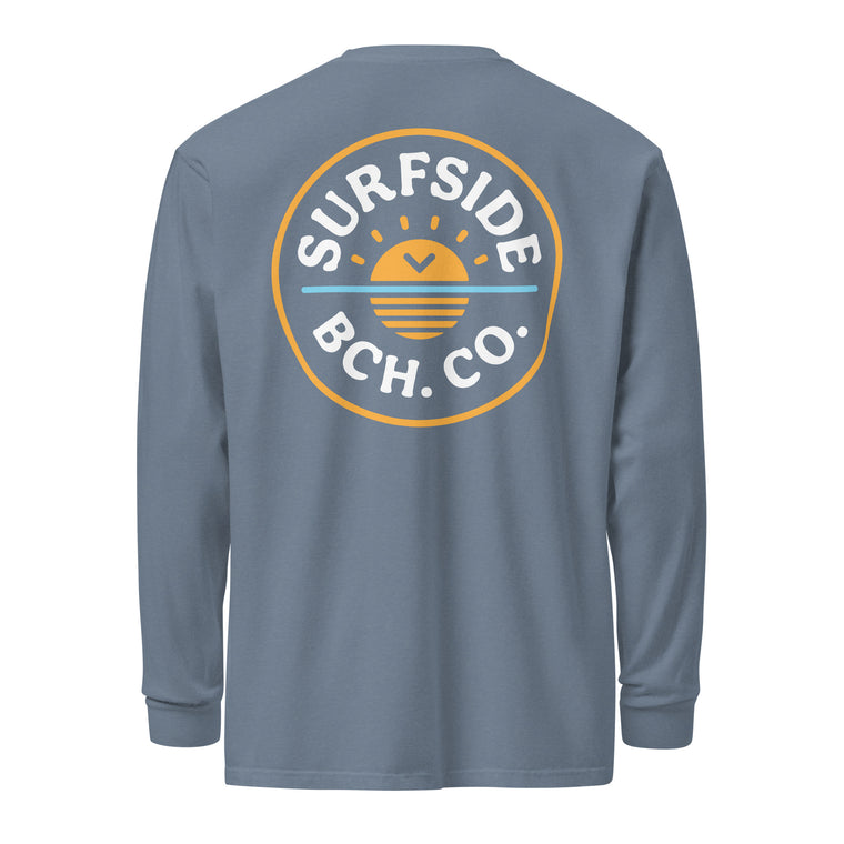 Surfside Bch. Co. (Saturn Sunrise) Comfort Colors Long-Sleeved Heavyweight T-Shirt