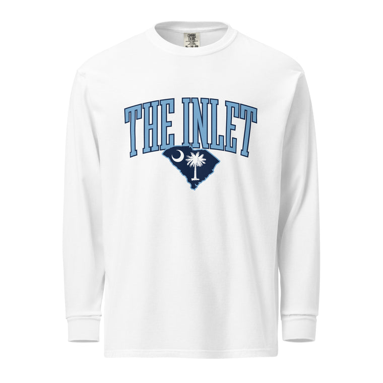 The Inlet (Palmetto Arch) Comfort Colors Long-Sleeved Heavyweight T-Shirt