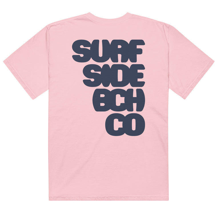 Surf Side Bch Co (Letter Burst) Comfort Colors Heavyweight T-Shirt