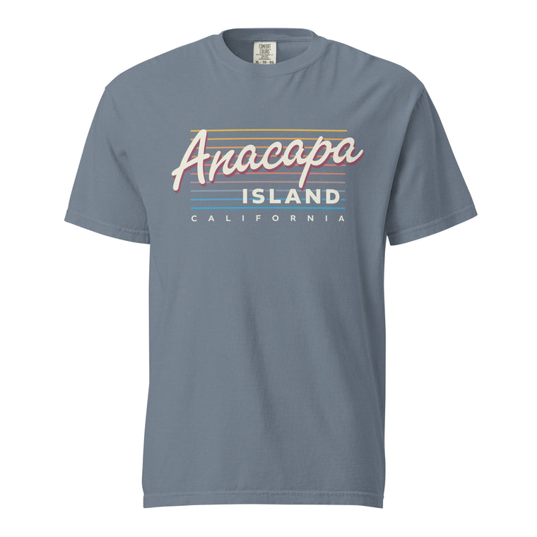 Anacapa Island - California (Summer Nights) Comfort Colors Heavyweight T-Shirt