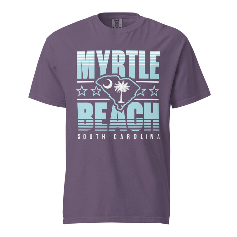 Myrtle Beach, South Carolina (Summer Haze) Comfort Colors Heavyweight T-Shirt