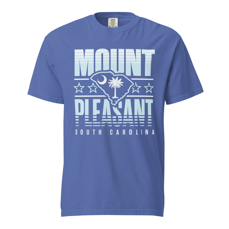 Mount Pleasant, South Carolina (Summer Haze) Comfort Colors Heavyweight T-Shirt
