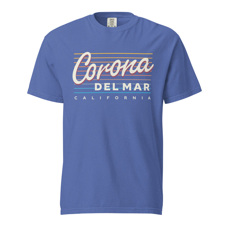 Corona del Mar - California (Summer Nights) Comfort Colors Heavyweight T-Shirt