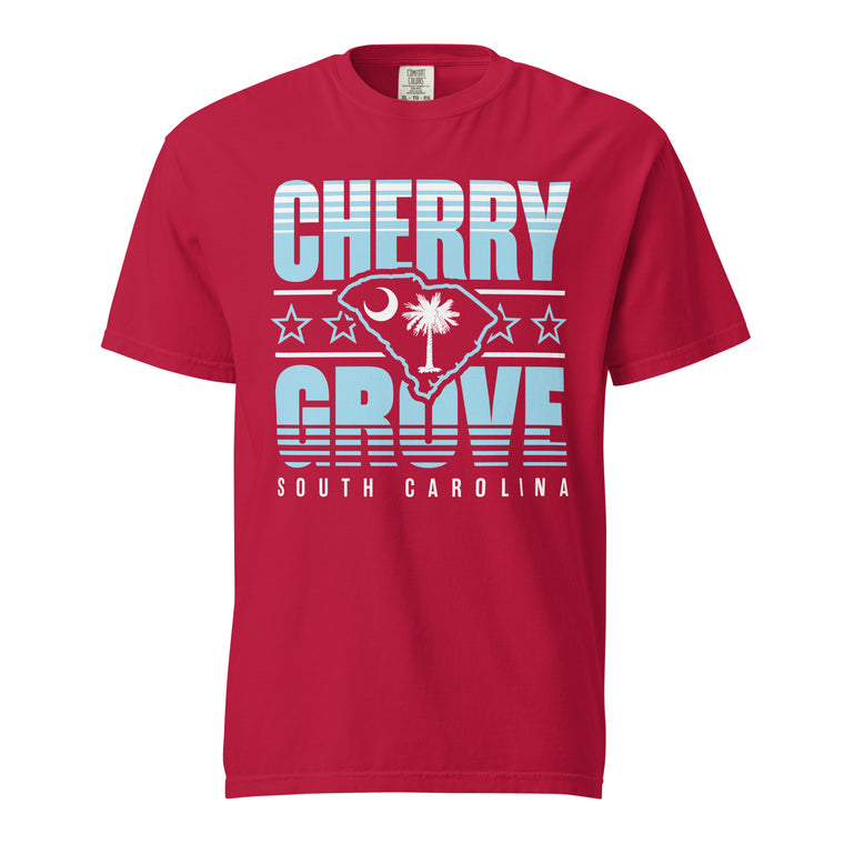 Cherry Grove, South Carolina (Summer Haze) Comfort Colors Heavyweight T-Shirt