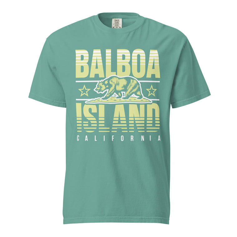 Balboa Island, California (Summer Haze) Comfort Colors Heavyweight T-Shirt