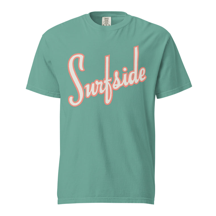 Surfside (Mid Century Script) Comfort Colors Heavyweight T-Shirt