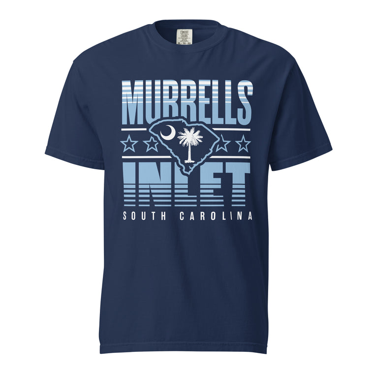 Murrells Inlet, South Carolina (Summer Haze) Comfort Colors Heavyweight T-Shirt