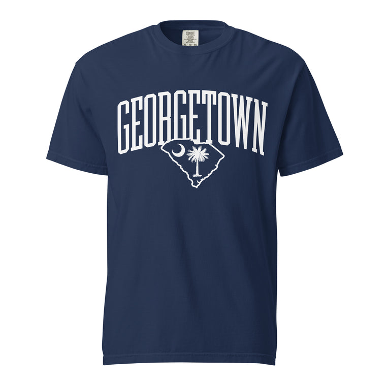 Georgetown (Palmetto State Collegiate Arch) Comfort Colors Heavyweight T-Shirt