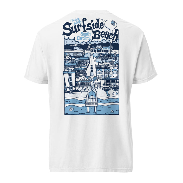 Surfside Beach (The One & Only) Comfort Colors Heavyweight T-Shirt