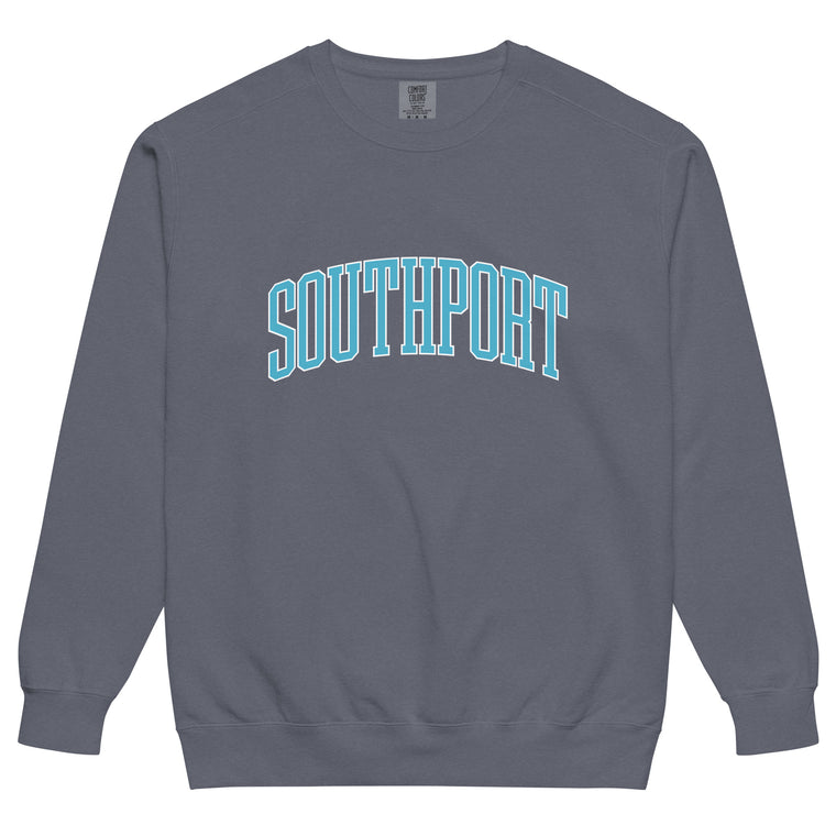 SOUTHPORT (Collegiate Arch) Comfort Colors Sweatshirt