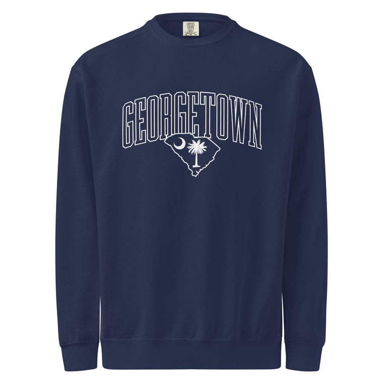 Georgetown (Palmetto State Collegiate Arch) Comfort Colors Sweatshirt