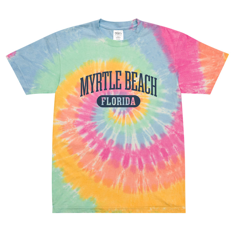 Myrtle Beach, Florida: Unisex Tie-Dye T-Shirt