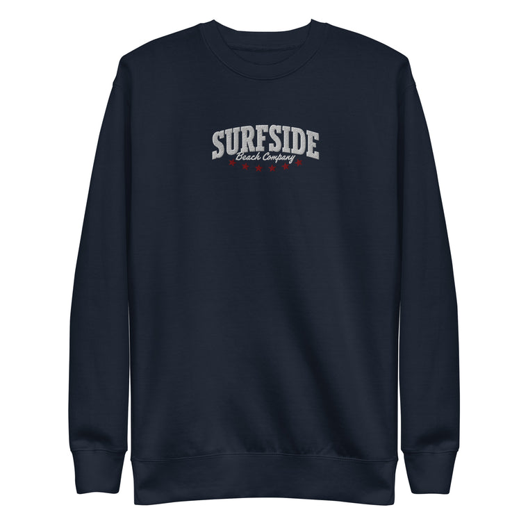 Surfside Beach Company (90's Stars) Embroidered Unisex Sweatshirt