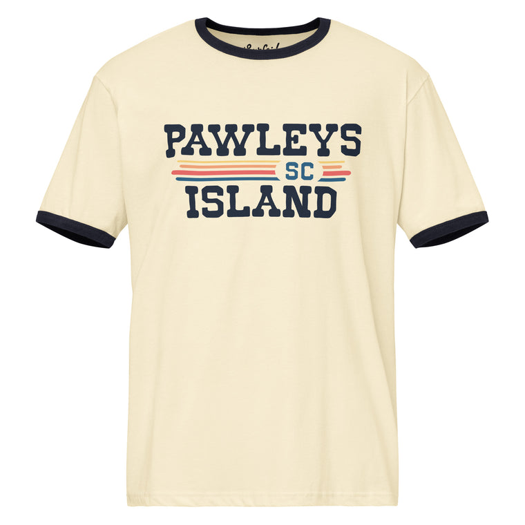 Pawleys Island, SC (Vintage Sunset) Unisex Ringer T-Shirt