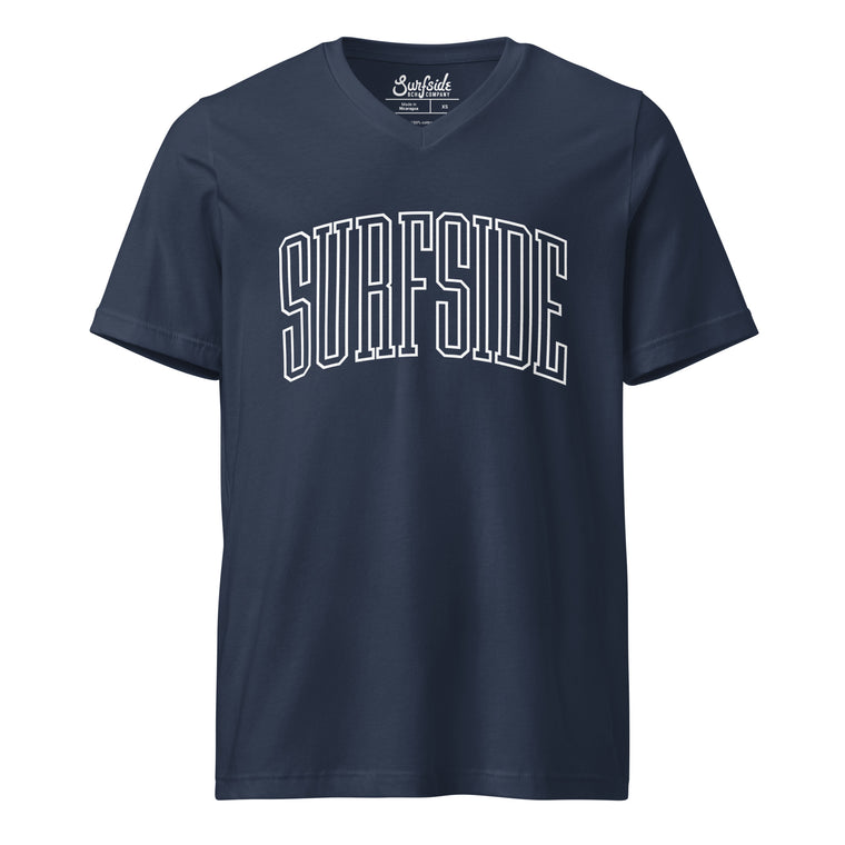 SURFSIDE (Arched Outline) Unisex V-Neck
