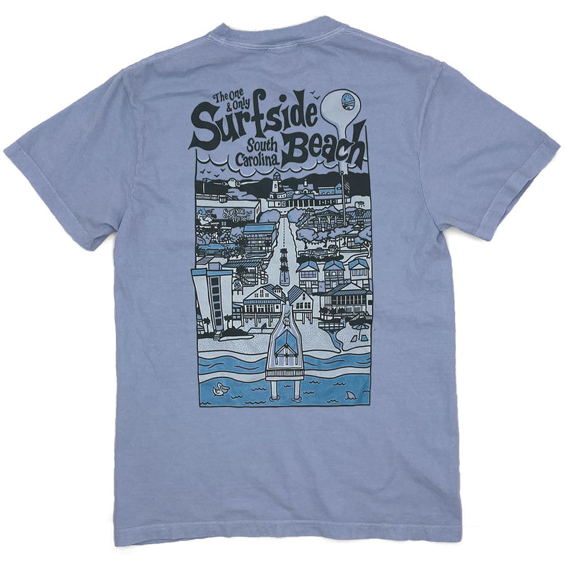 Surfside Beach (The One & Only) Comfort Colors Heavyweight T-Shirt
