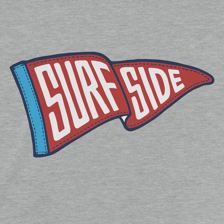 SURFSIDE (Waving Pennant) Unisex Long-Sleeved T-Shirt