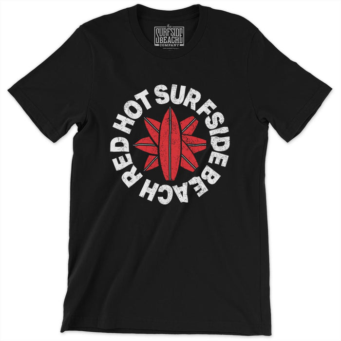 Red Hot Surfside Beach: Unisex T-shirt