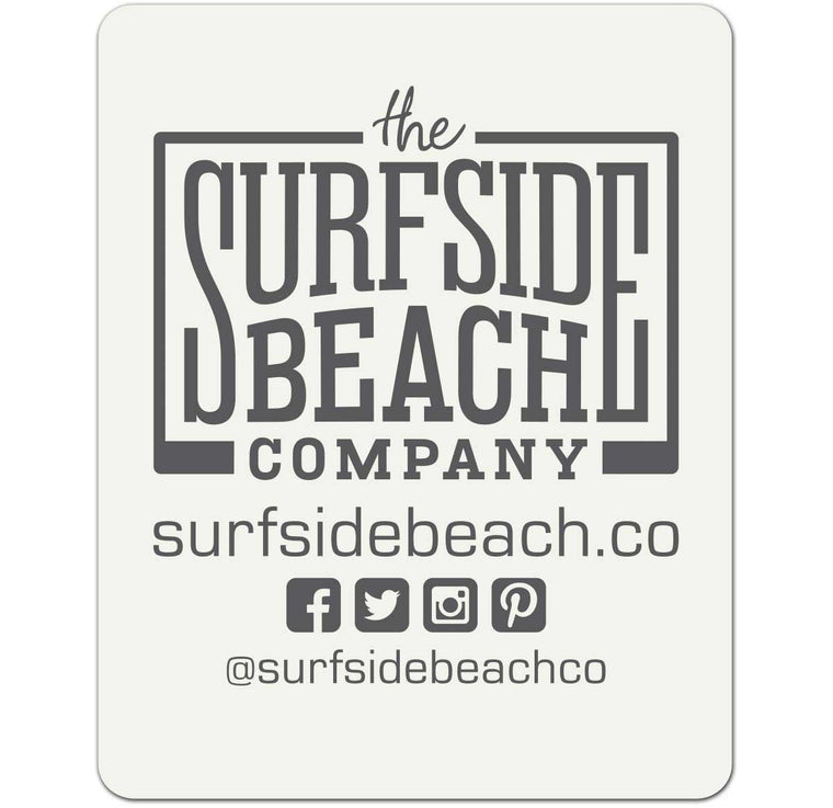 The Surfside Beach Company (Bewitched) Glossy Vinyl Sticker