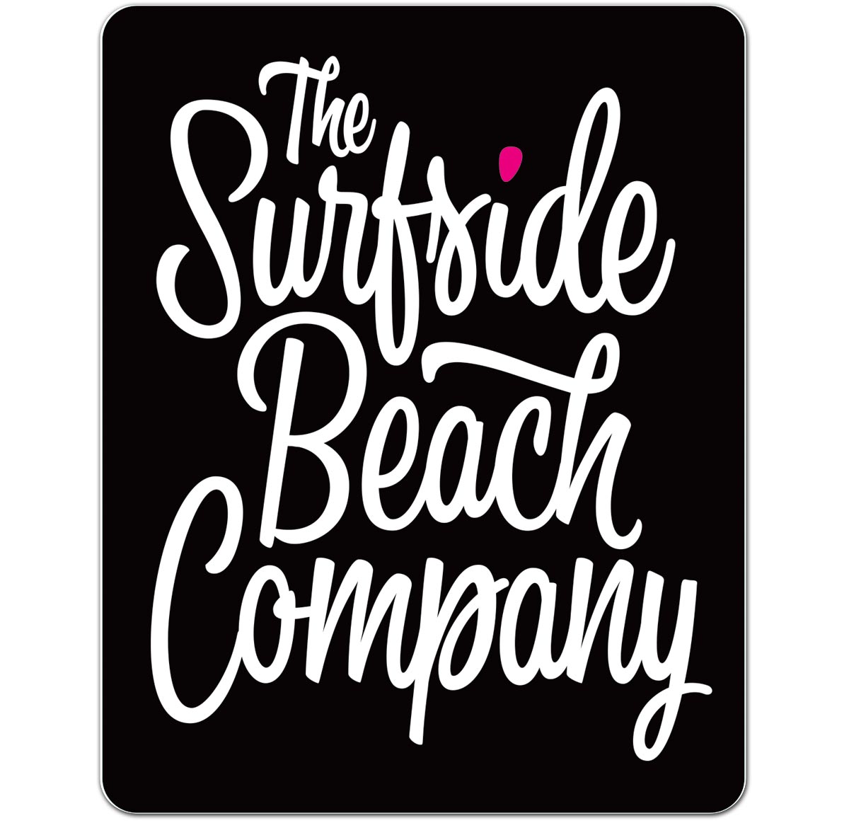 The Surfside Beach Company (Bewitched) die cut sticker
